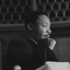 Martin Luther King Jr. speaking at Quinn Chapel on the South Side of Chicago, 1960s
Robert Abbott Sengstacke/Getty Image00s